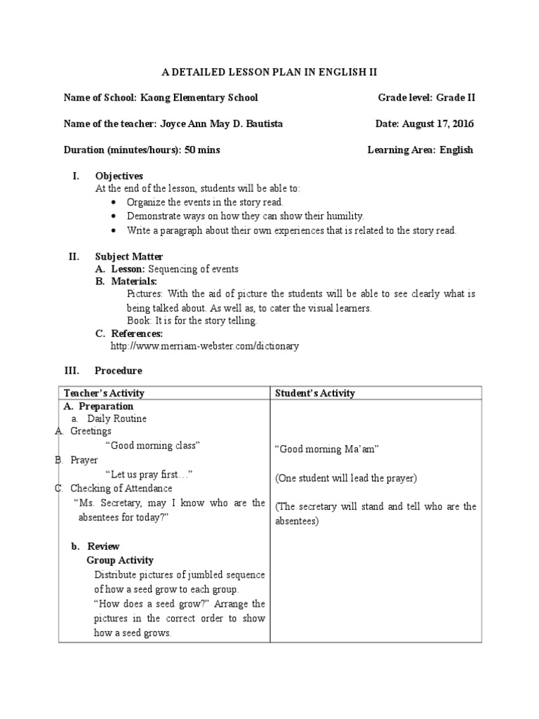 Lesson Plan: The Hare and the Tortoise | PDF | Lesson Plan