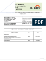 Msds Allister Cybor 40ph