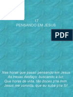 17 - Pensando em Jesus