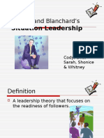 Hersey and Blanchard S Situational Leadership