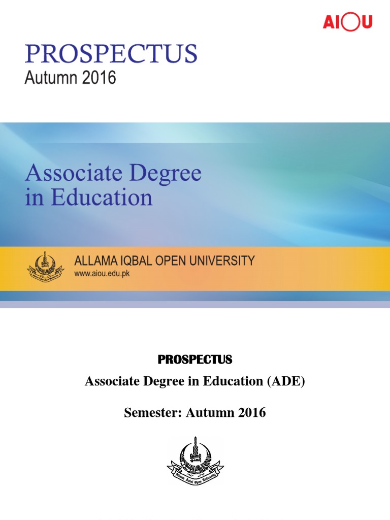 Associate Degree Education PDF | PDF | Postgraduate Education | Teachers