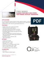 7460 Engine Exhaust Analyzers