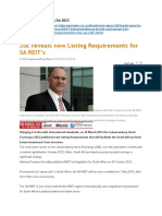Listing Requirements For REIT