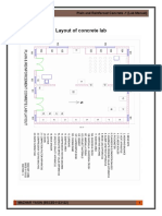 Layout of Concrete Lab: Job No.1