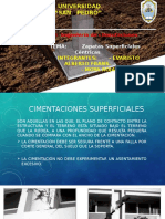 Cimentaciones Superficiales