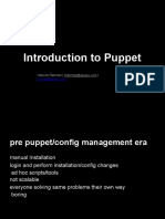 Introduction to Puppet Configuration Management