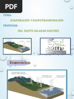 Evaporacion Evapotranspiracion Expo