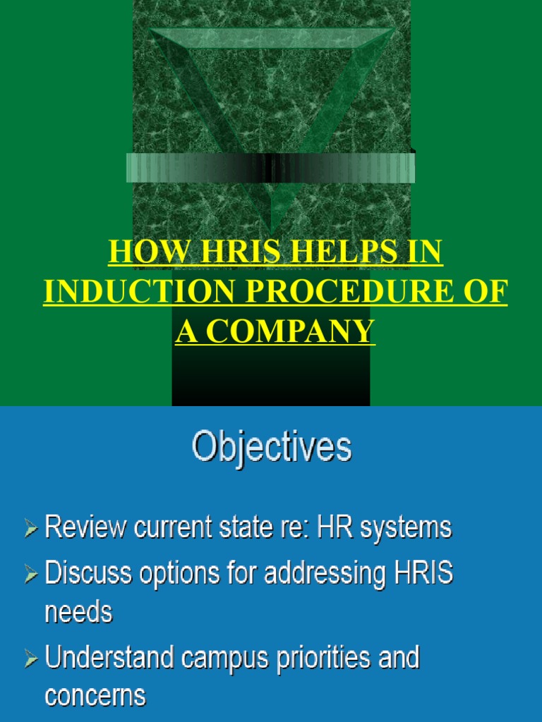 How Hris Helps in Induction Procedure of A | PDF