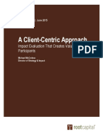 Evaluation-Client Centric Approach