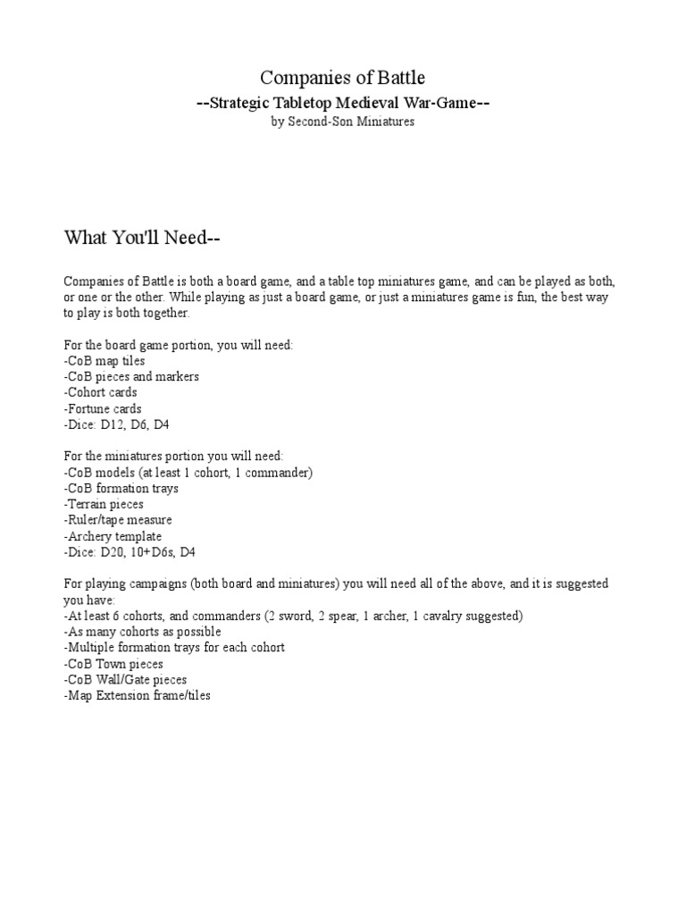 CoBrules Doc 1 PDF Military Operations Military Science