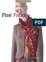 Easy Guide To Serging Fine Fabrics