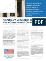 What is an Article V Convention? 