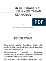 Asuhan Keperawatan Pemenuhan Kebutuhan Keamanan