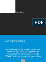 Value Stream Mapping-Lean Manufacturing