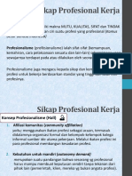 Sikap Profesional Kerja & Penampilan