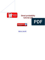 GMAT Probability Tutorial PDF