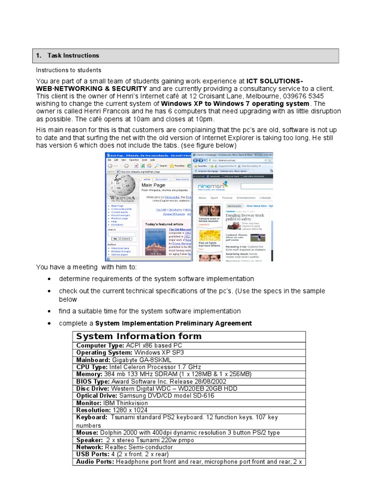 Student IT System Upgrade Guide | PDF | Personal Computers | Microsoft ...