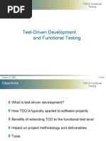 Test-Driven Development and Functional Testing