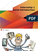Internship 1 Course Introduction