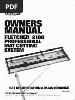 Fletcher 2100 Manual