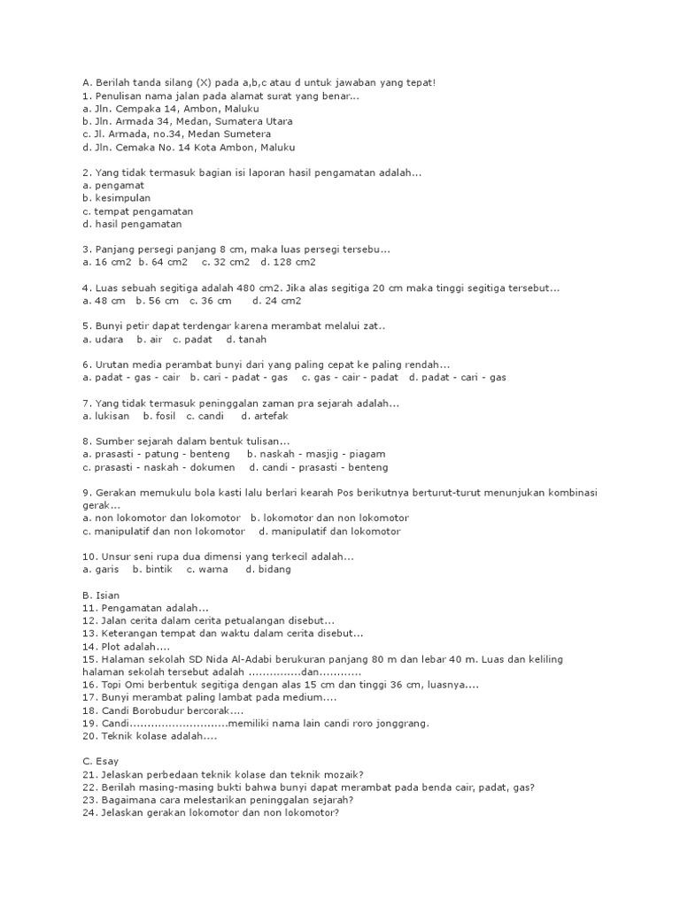 View Contoh Soal Dan Jawaban Seni Budaya 56 Photos