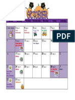 October Calendar