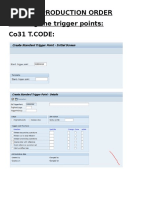 Rework Production Order