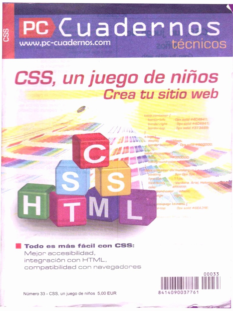 Pc Cuadernos 33 Css Un Juego De Niñ Pdf Pdf Html Página Web
