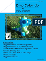 Dino Dino Colorido by Fany