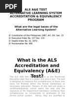 Als A&e Test System