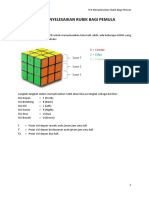 Trik Menyelesaikan Rubik 3x3 Bagi Pemula