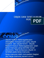 Objek & Sifat Hukum Perburuhan