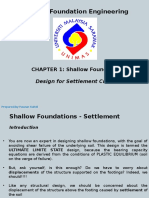 Chap1 Shallow Foundations Settlement Stds