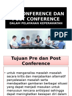 Pre Conference Dan Post Conference