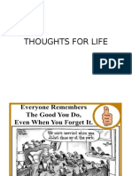 Thoughts For Life 1