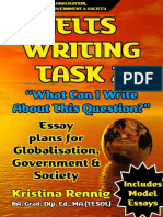 IELTS Writing Task 2 What Can I Write About This Question Book 3 Essay Plans for Globalisation Government and Socie