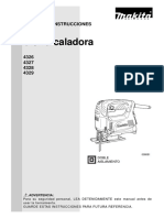 Sierra Caladora: Manual de Instrucciones