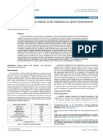 Effectiveness of Calcium Sulfate Scale Inhibitors in Spent Hydrochloric Acid Seawater System-2157-7463.1000159