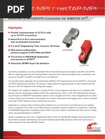 Ethernet To MPI DP PPI Converter For SIMATIC S7®