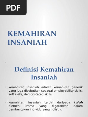 Bab 6 Kemahiran Insaniah Pdf
