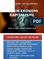 Materi Syariah 7. Sistem Ekonomi Kapitalisme