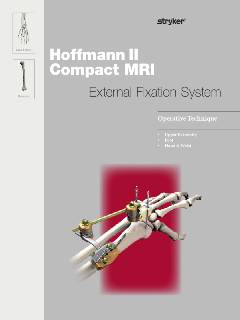 Cleaning and Sterilization Brochure Stryker Hoffman II Thumb Surgery