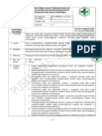 1.2.5 Ep 3 Sop Kajian Dan Tindak Lanjut Terhadap Masalah-Masalah Spesifik Dalam Penyelenggaraan Program Dan Pelayanan Puskesmas