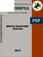 Route Selection Manual 2013