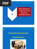 Estandarización de Procesos
