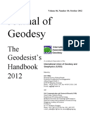 IAG Dictory - International Association of Geodesy