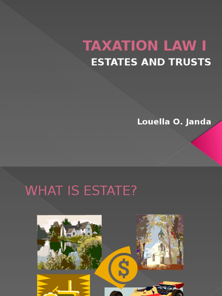 Understanding Taxation Of Estates Trusts And Their Beneficiaries A