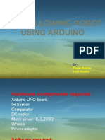 Line Following Robot Using Arduino: Pavan Kumar 14311A04E4