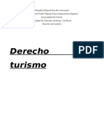 derecho del turismo venezuela