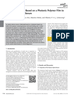 An Optical Sensor Based on a Photonic Polymer Film to Detect Calcium in Serum